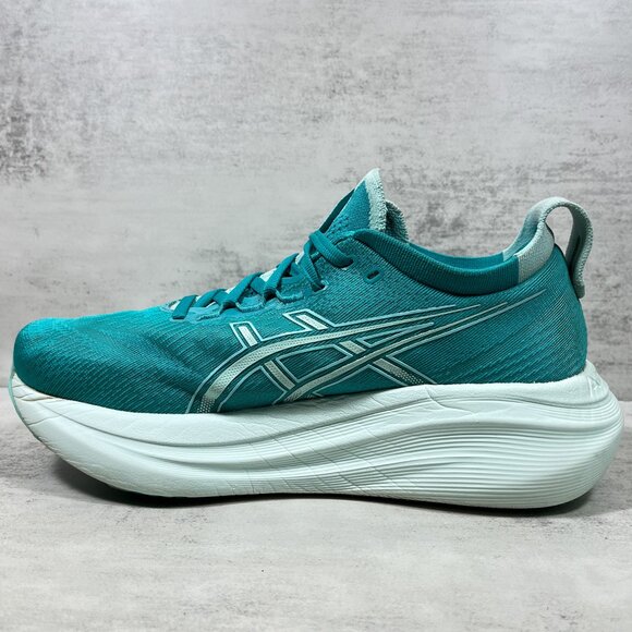 Asics Gel Nimbus 27 Running Shoes - Women's Size 8.5 - Green - Picture 5 of 9
